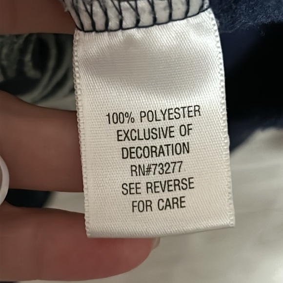 Croft and Barrow Navy, Snow and Tree | Forest Fleece zip up jacket Size Large - Picture 3 of 9